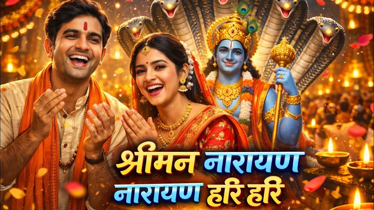 Shrimann Narayan Narayan Hari Hari 🙏 Powerful Vishnu Bhajan | Jai Kumar Bhakti Songs |