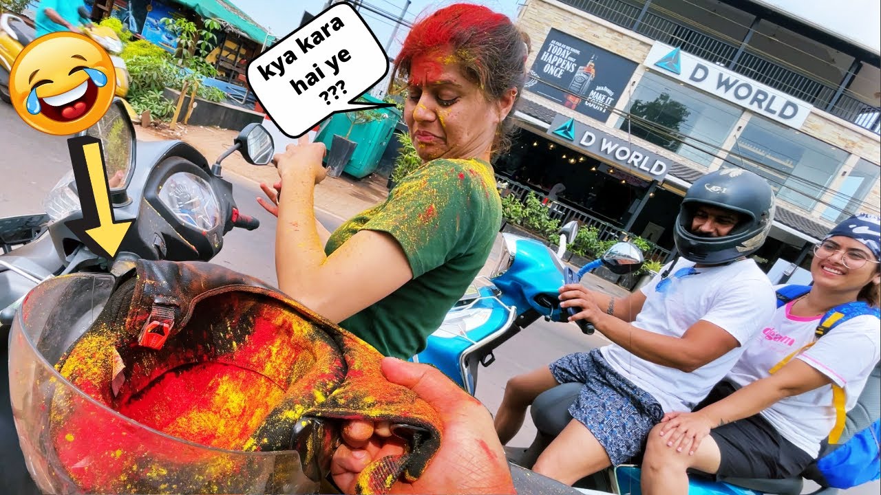 Playing Holi Gone Wrong in GOA..