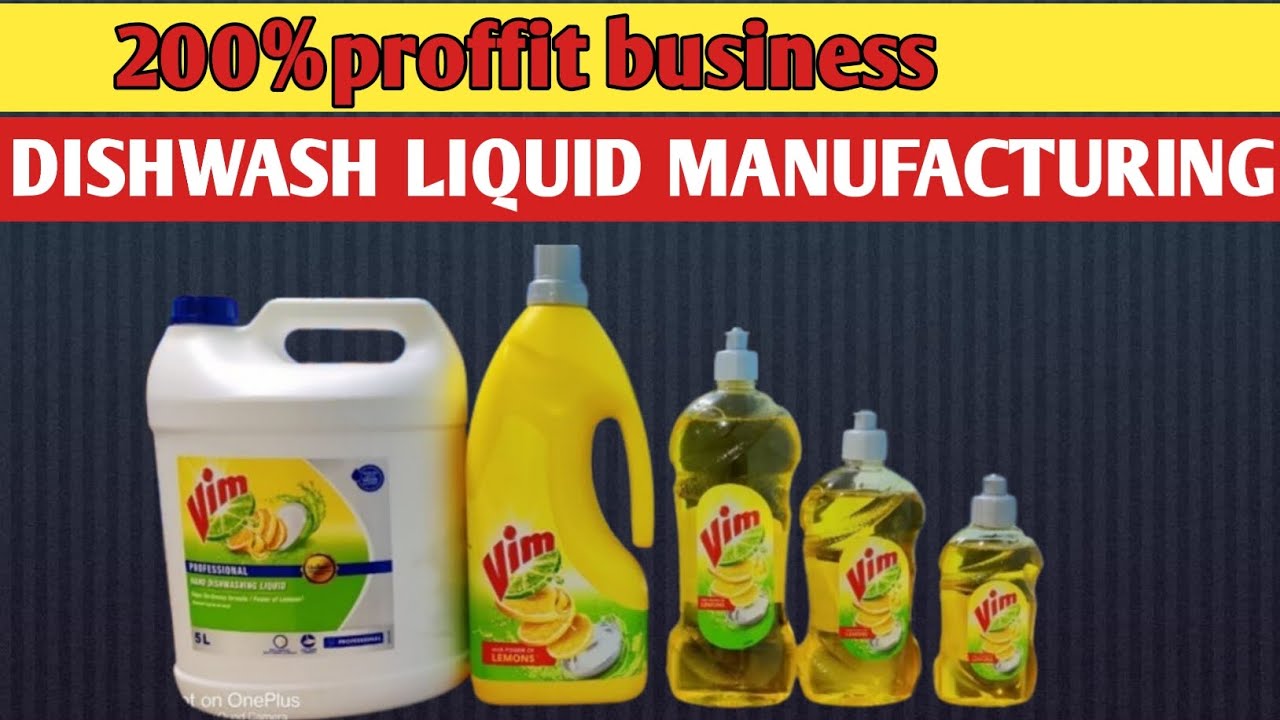 Dishwash Liquid Making Business 