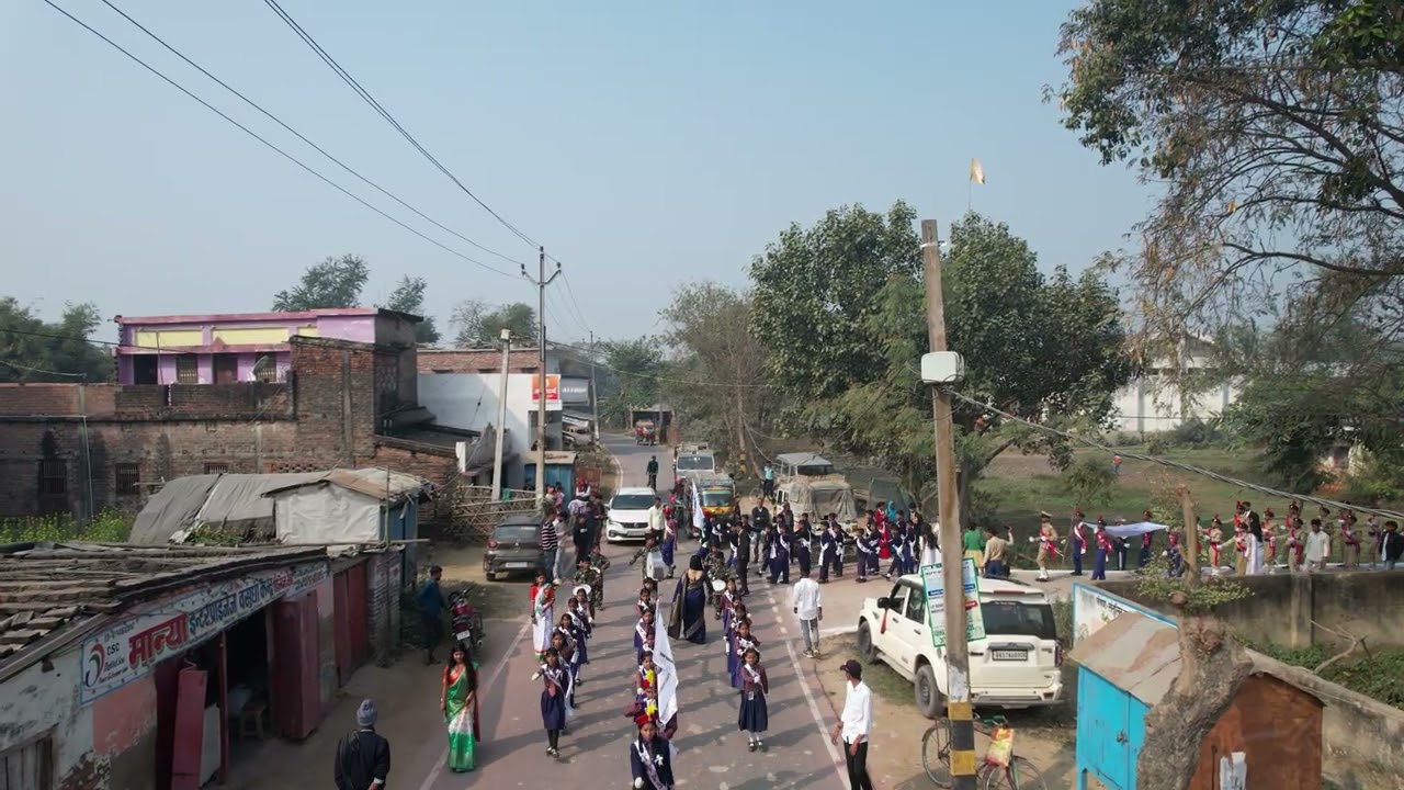 March Past Parade # Drone View#@Sanskar Valley Public School