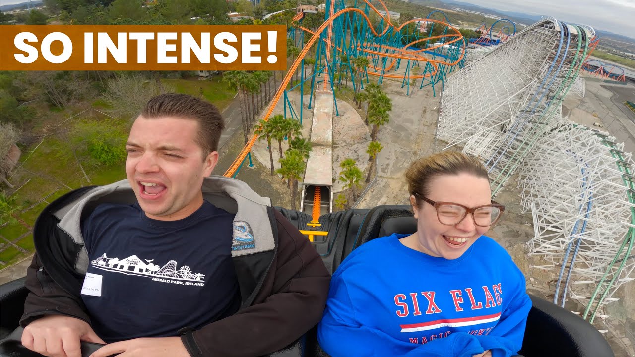 Greying Out on Magic Mountain's Positive Heavy Hyper Coaster, Goliath!