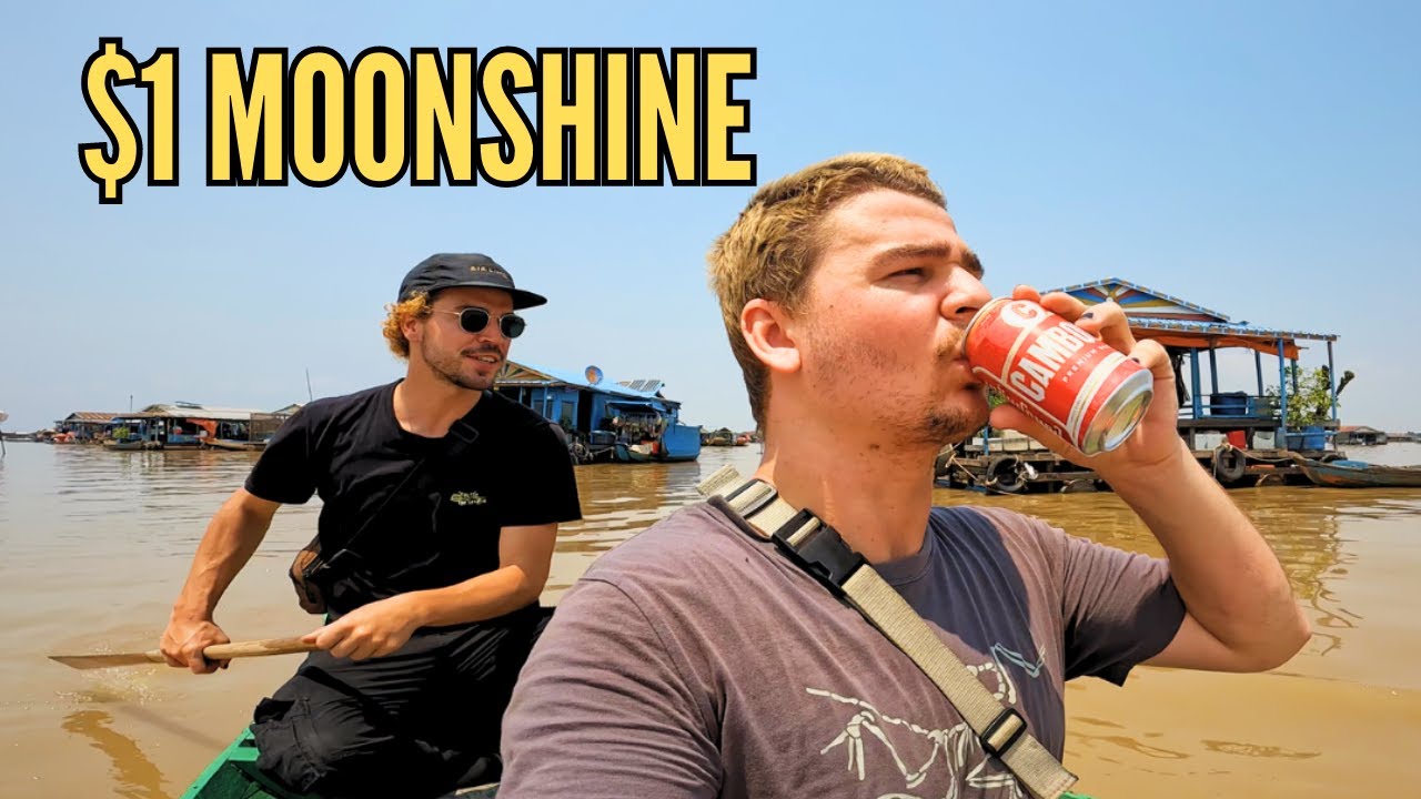 Getting Drunk in Cambodia's Floating Village 🇰🇭