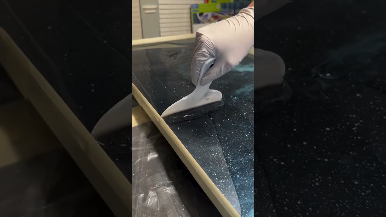 Creating a Galaxy Desktop With Epoxy Resin