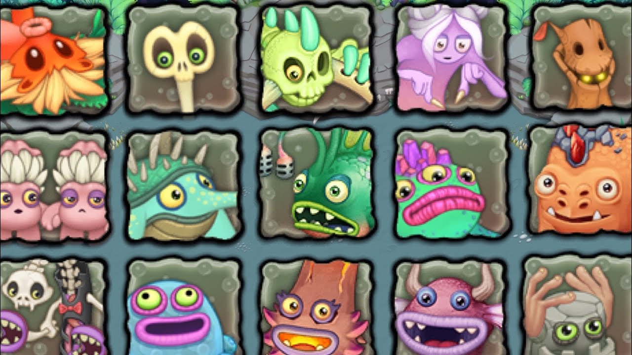 Bone Island But All Monsters Are Indicated | My Singing Monsters
