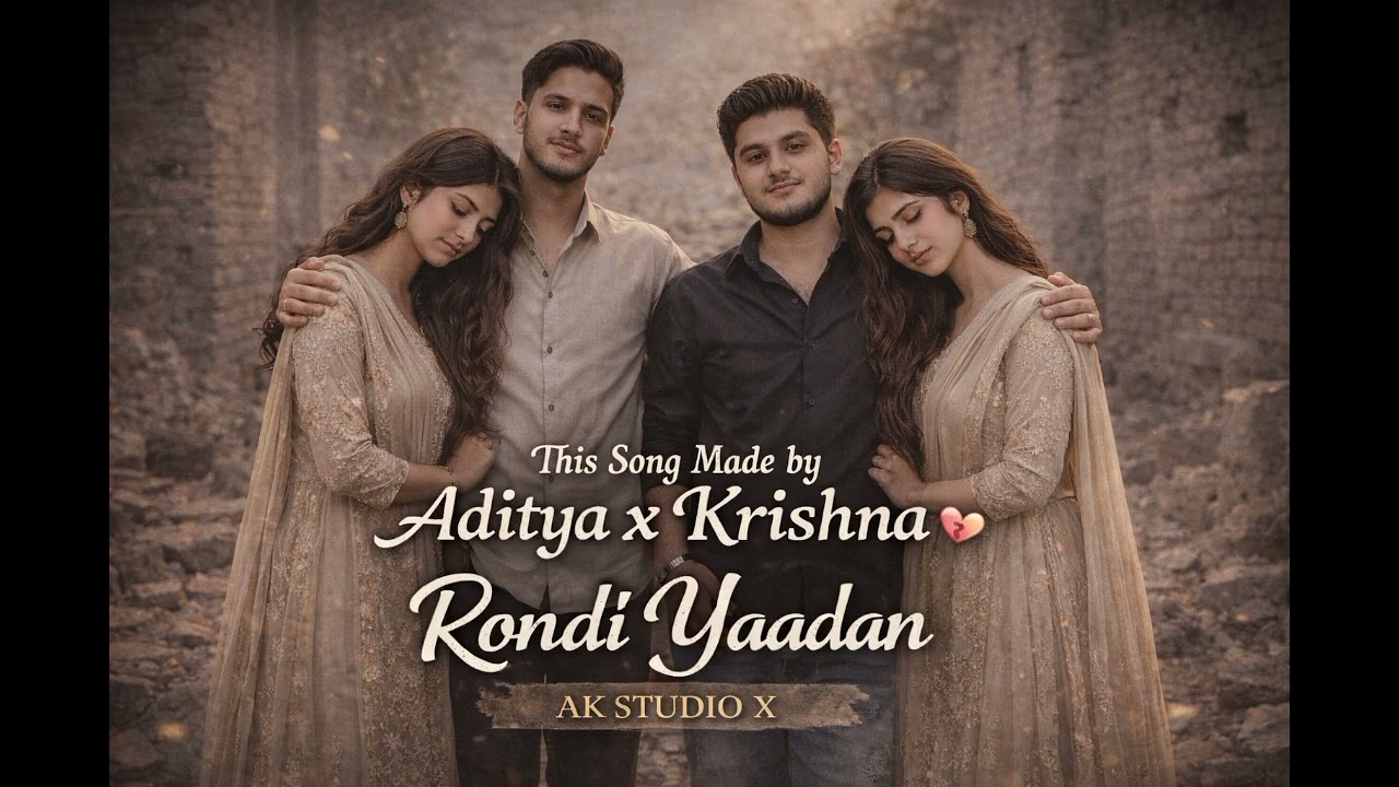 Rondi Yaadan | Punjabi Sad Song | Aditya x Krishna | AK Studio X