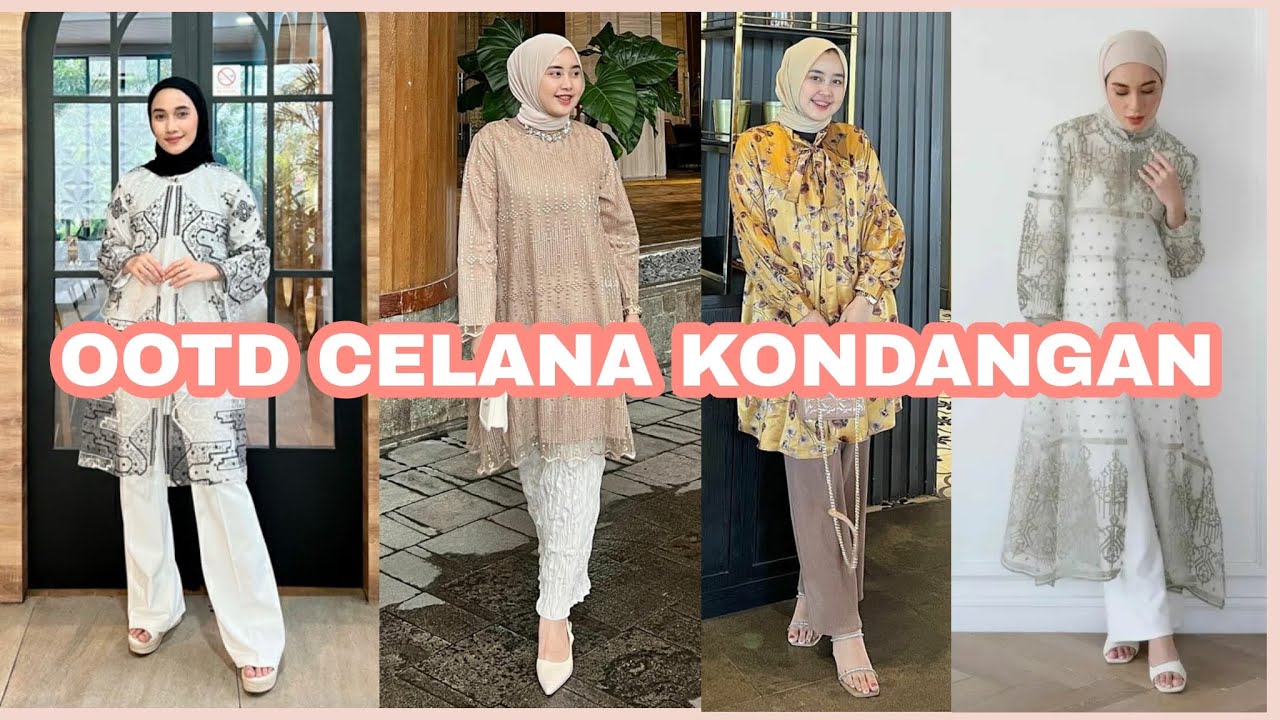 Inspirasi Outfit Kondangan Pake Celana | OOTD Kondangan Simple Mewah dan Elegan