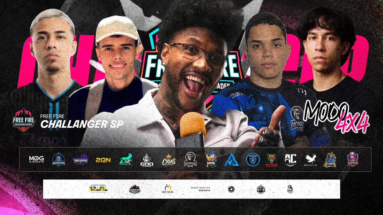 🔴 FREE FIRE CHALLANGER SP &ndash; OITAVAS DE FINAIS PRESENCIAL EMULADOR 🔴