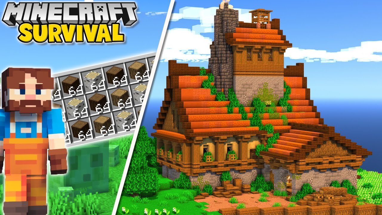 I Built An AUTOMATIC TREE FARM In Minecraft 1.20 Survival