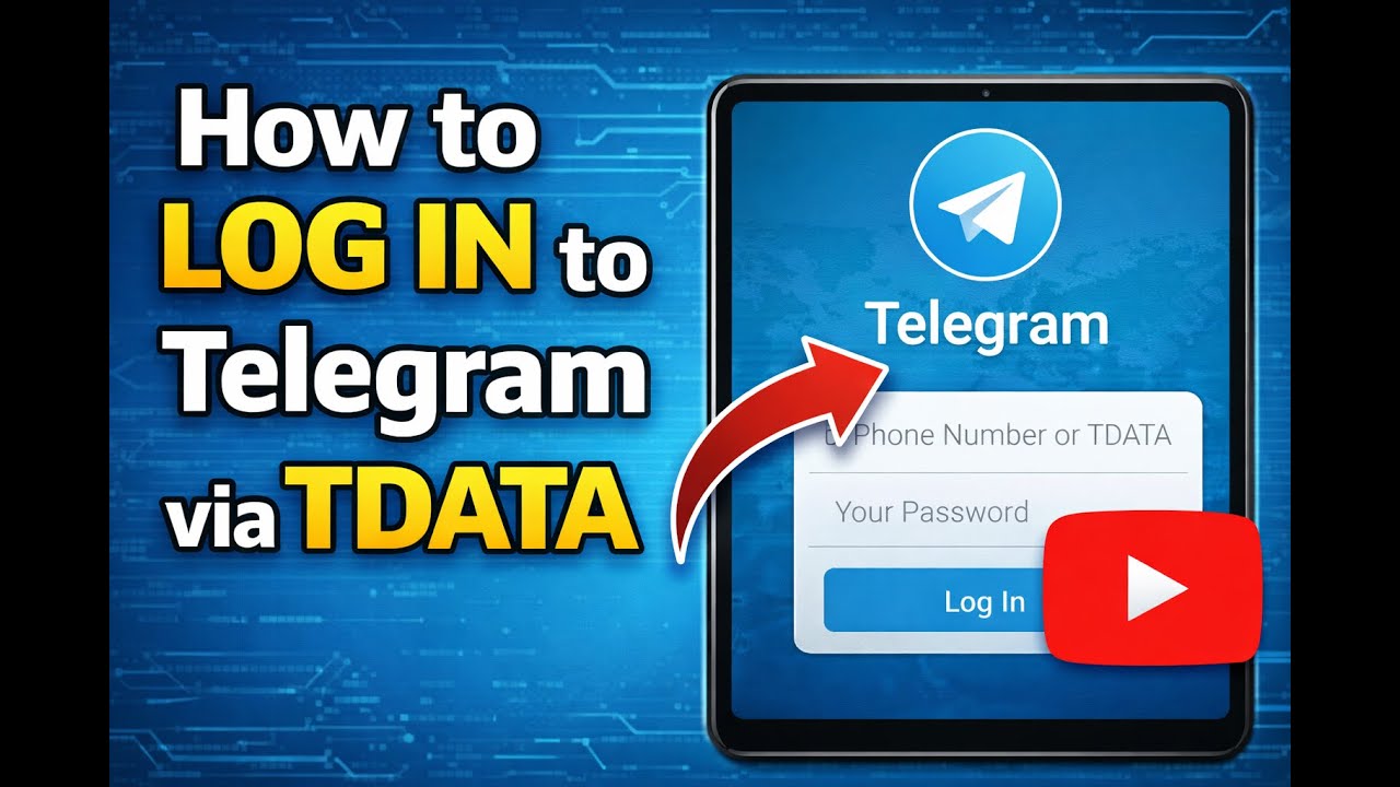 How to Log In to Telegram via TDATA | Telegram TDATA Account Login Instructions
