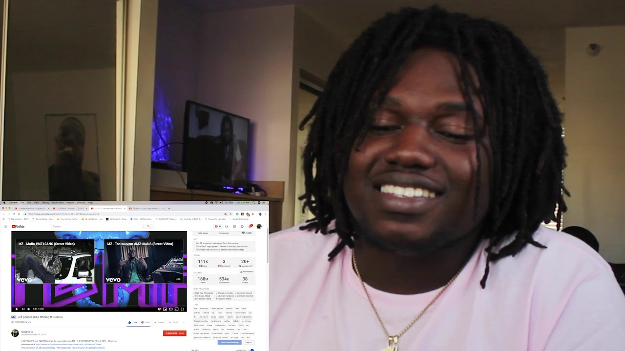 MZ - Les princes (Clip officiel) ft. Nekfeu | FRENCH RAP/HIP-HOP REACTION *LIT