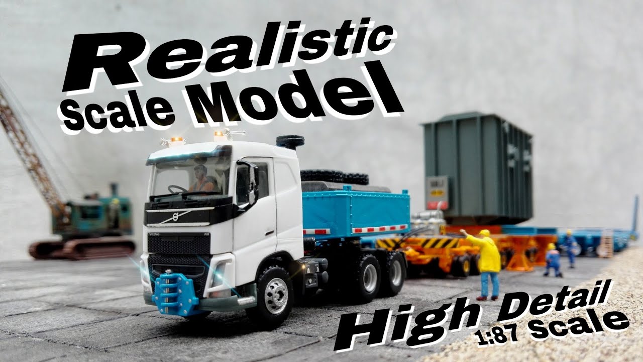Volvo FH16 | Multi Axle Modular Trailer | 1:87 Scale