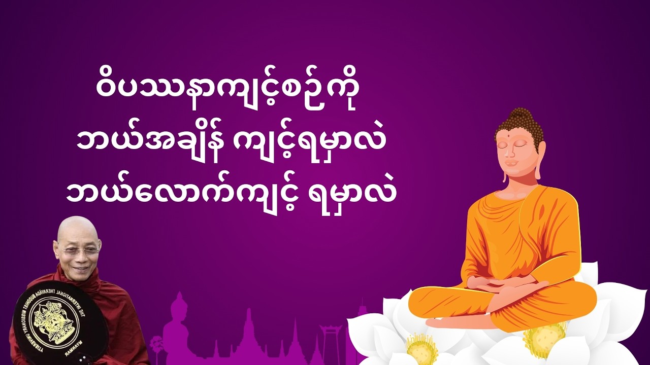 ဝိပဿနာ ကျင့်စဉ် ဒေါက်တာနန္ဒမာလာဘိဝံသ #တရားတော်များ #ပါချုပ်ဆရာတော်တရားများmp3
