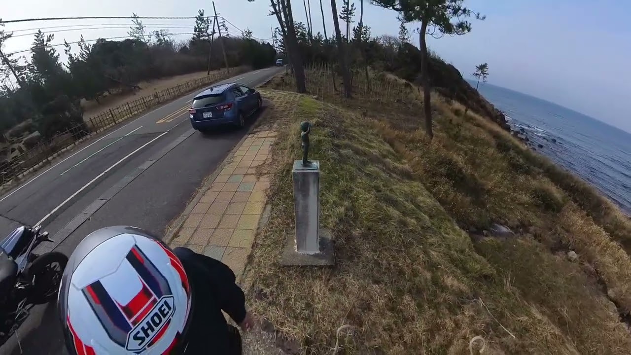 S1000R Insta360x3 2026年初ツーリング