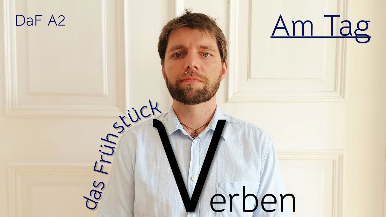 Deutsch lernen: Am Tag - das Frühstück (Verben)