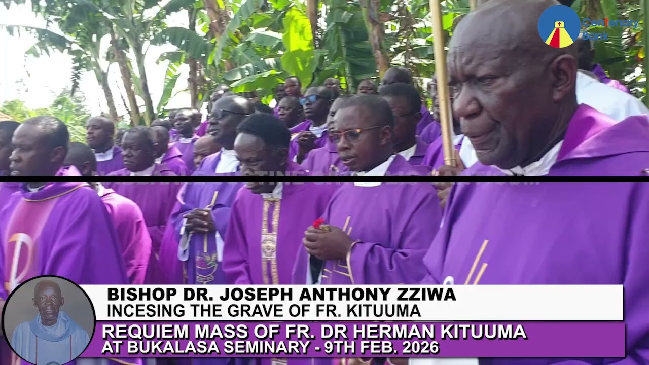 RT  REV BISHOP DR  JOSEPH ANTHONY ZZIWA INCESES THE GRAVE OF FR  DR  HERMAN KITUUMA 9TH MARCH 26