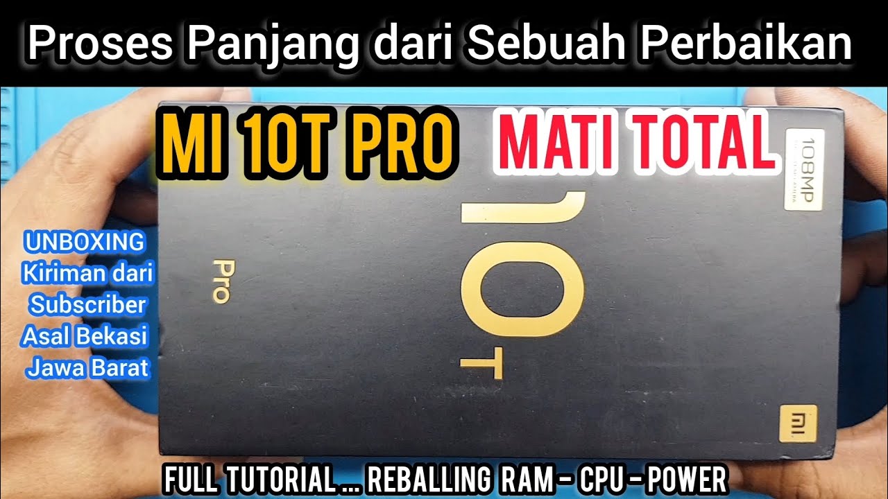 Mi 10T PRO MATI TOTAL ‼ Step by Step Sampai Done..  Alhamdulillah MENYALA  🔥🔥🔥
