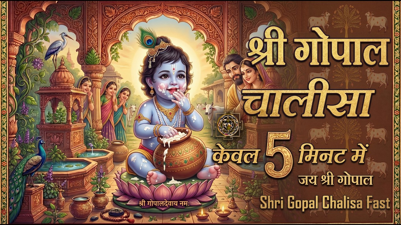 श्री गोपाल चालीसा फास्ट | गोपाल चालीसा