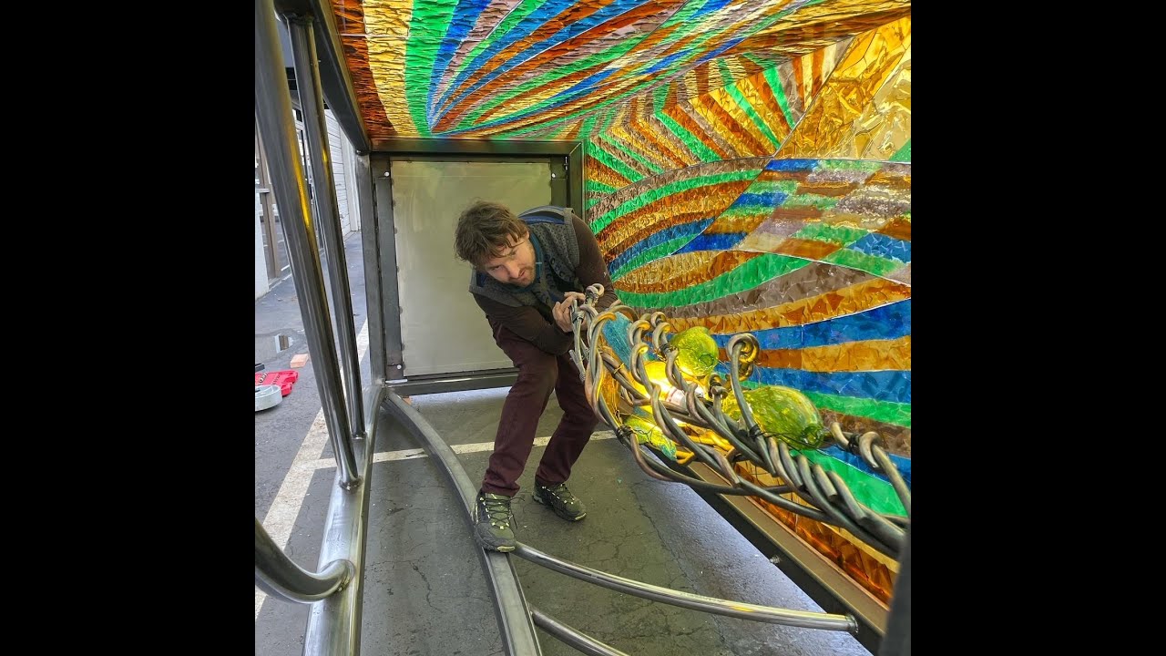 Abstract Glass Art - Nathie Katzoff 2022