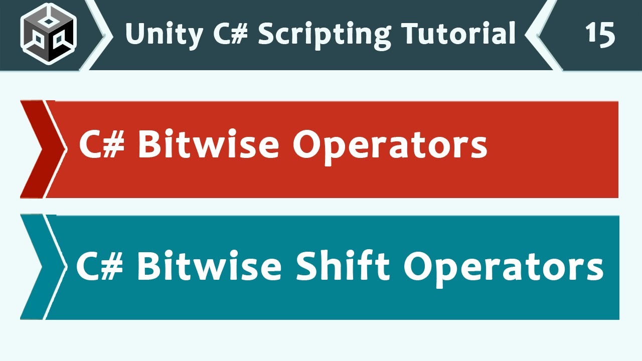 Bitwise and Bitwise Shift Operators - Unity C# Scripting Tutorial 15 🚀