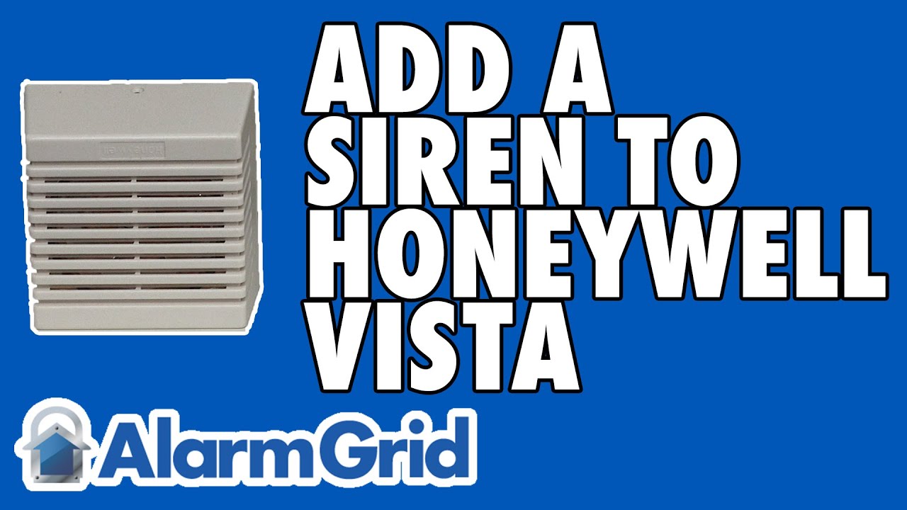 Добавление сирены к системе сигнализации Honeywell VISTA
