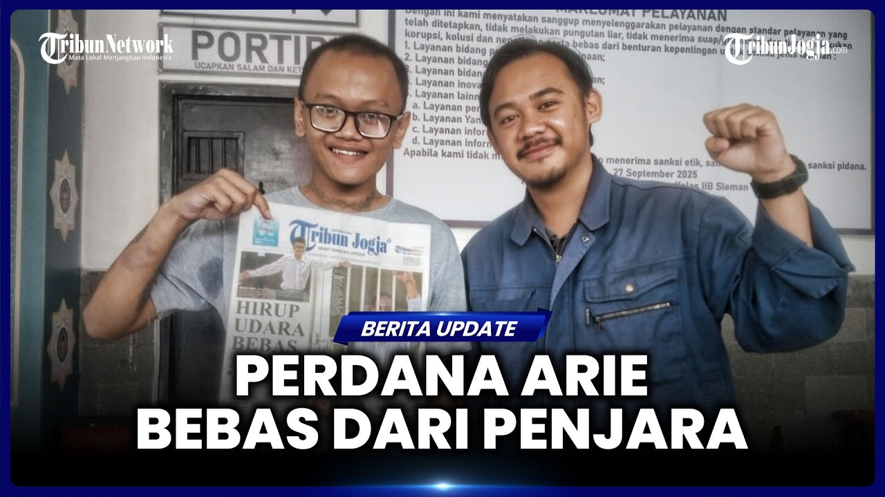 PERDANA ARIE LEGA BEBAS DARI PENJARA, BERHARAP BISA LANJUTKAN KULIAH