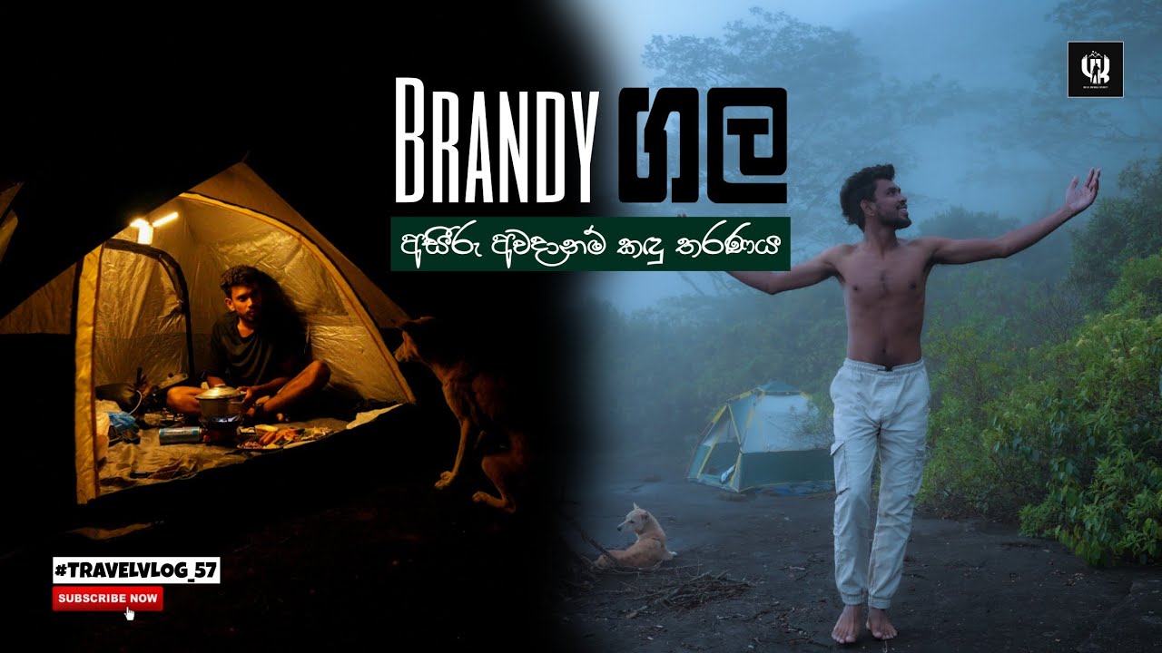 Brandygala Camping 🏕️ | පහසුවෙන් කඳවුරු බැඳිය හැකි, අමාරුවෙන් මුදුනට යා හැකි කඳු තරණය | matale 🇱🇰