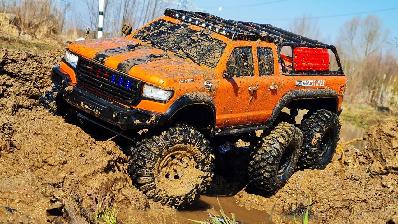 Его остановит только БЕТОННАЯ СТЕНА! ... По бездорожью на Cross RC AT6 6x6. RC OFFroad