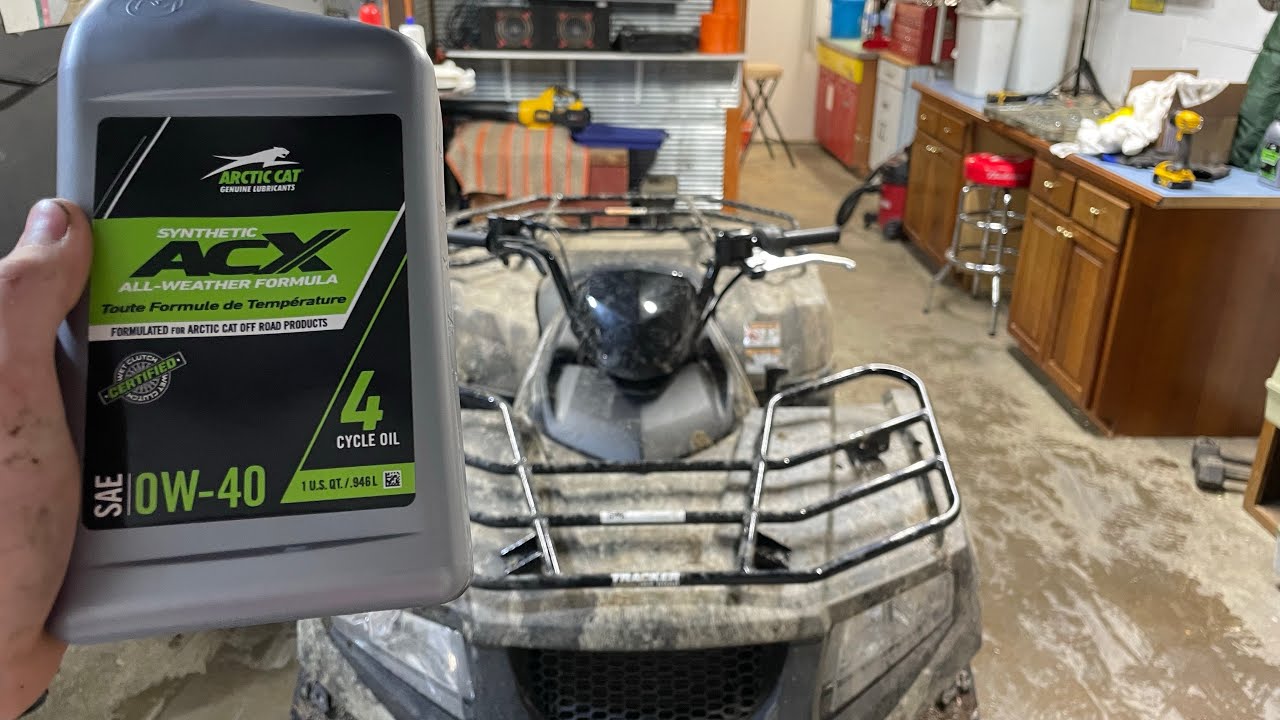 Tracker 450 Oil Change