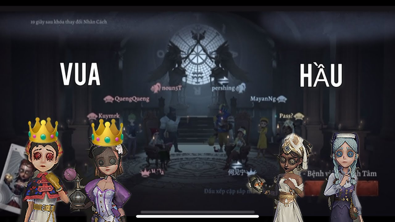 Identity V| Chơi giải trí trong chế độ Tarot với Vua và Người Hầu - Moe IDV