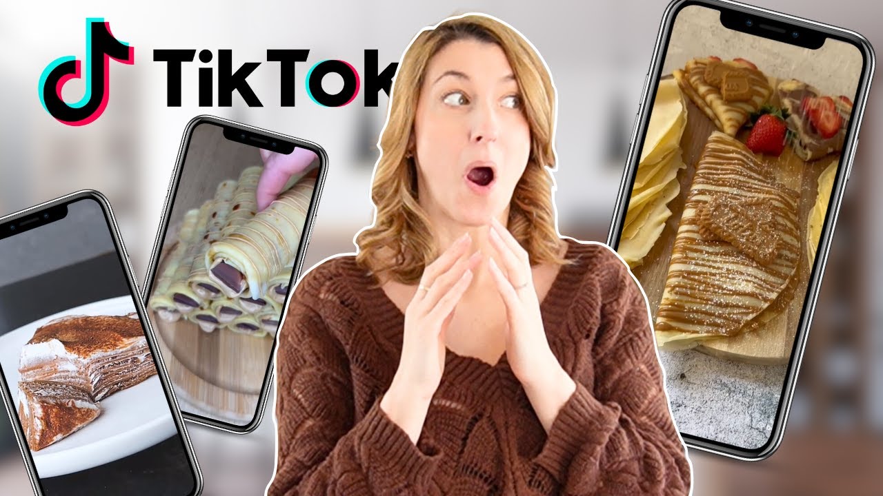 Je teste 3 idées de crêpes sucrées TikTok