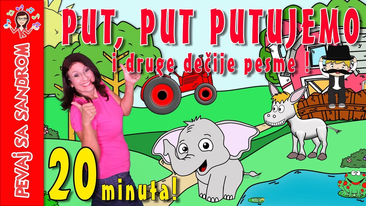💖 Put, put putujemo i druge najlepše dečije pesme 💖 Pevaj sa Sandrom | Dečije priče