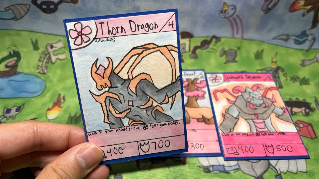 Самодельный tcg: НОВЫЕ типы лепестков (Dimension Battles)