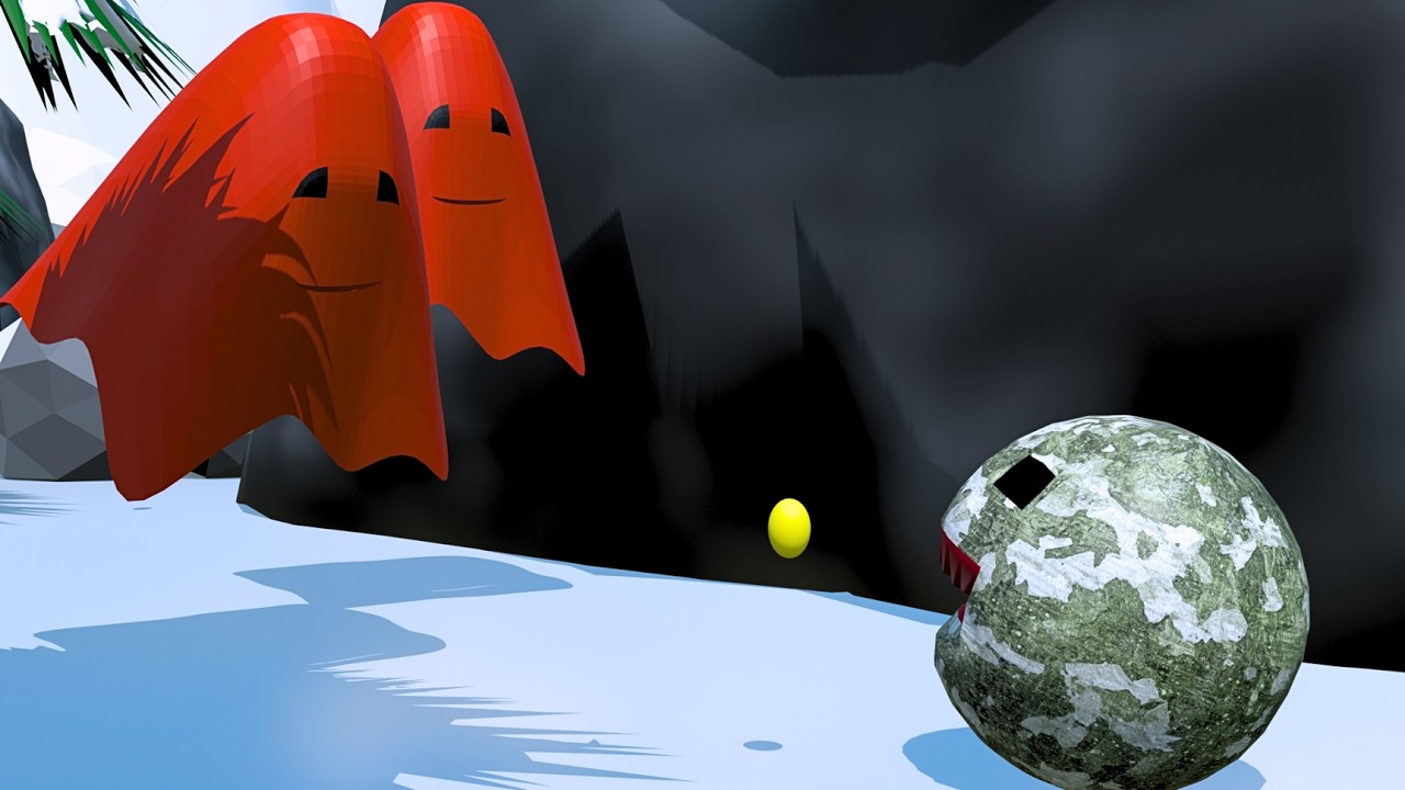 Pac-Man vs Ghosts ❄️ Ice Arena Boss Fight | 4K