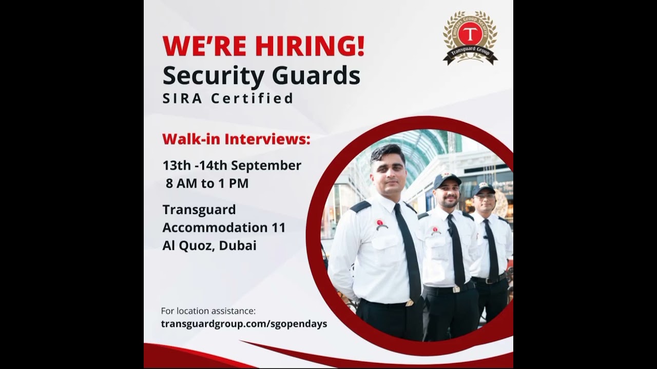 Security Guard Job And Salary In Dubai | #shorts #security #dubaijobs