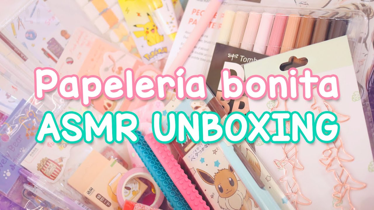 Papelería bonita 🌸 | ASMR UNBOXING | @stationerypal