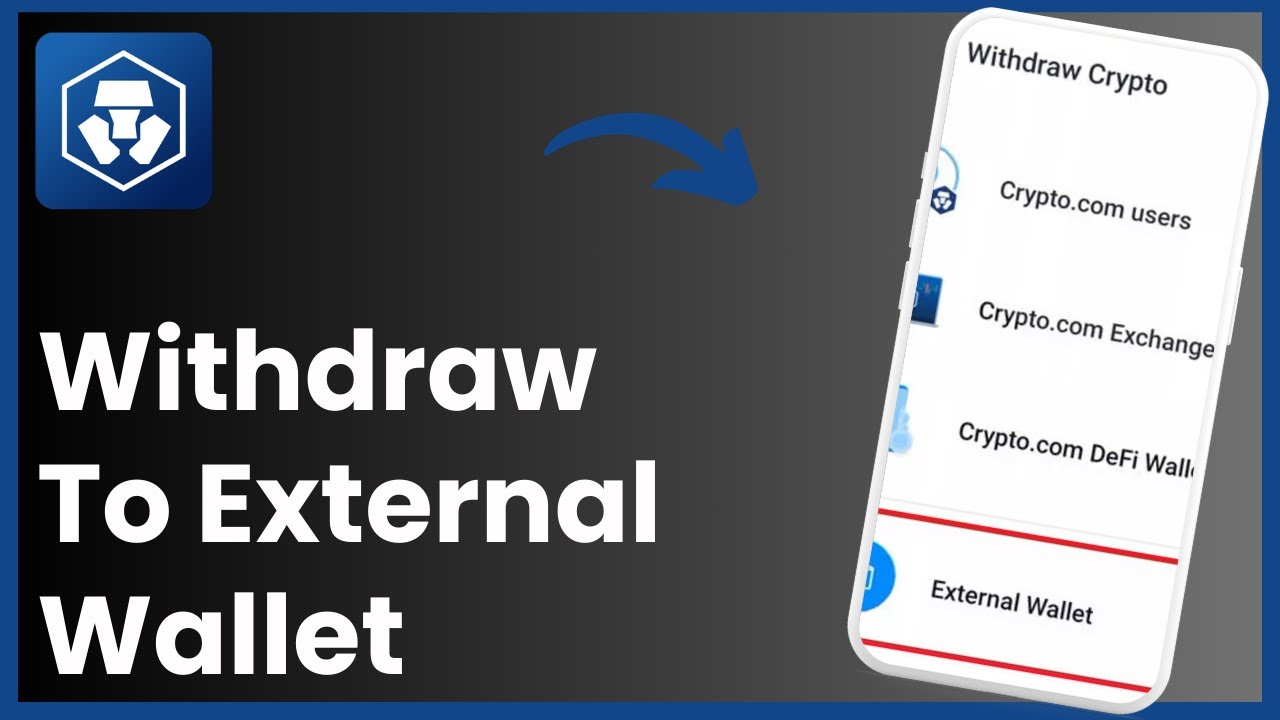 How To WITHDRAW On Crypto.com Exchange App To EXTERNAL Wallet | TUTORIAL !