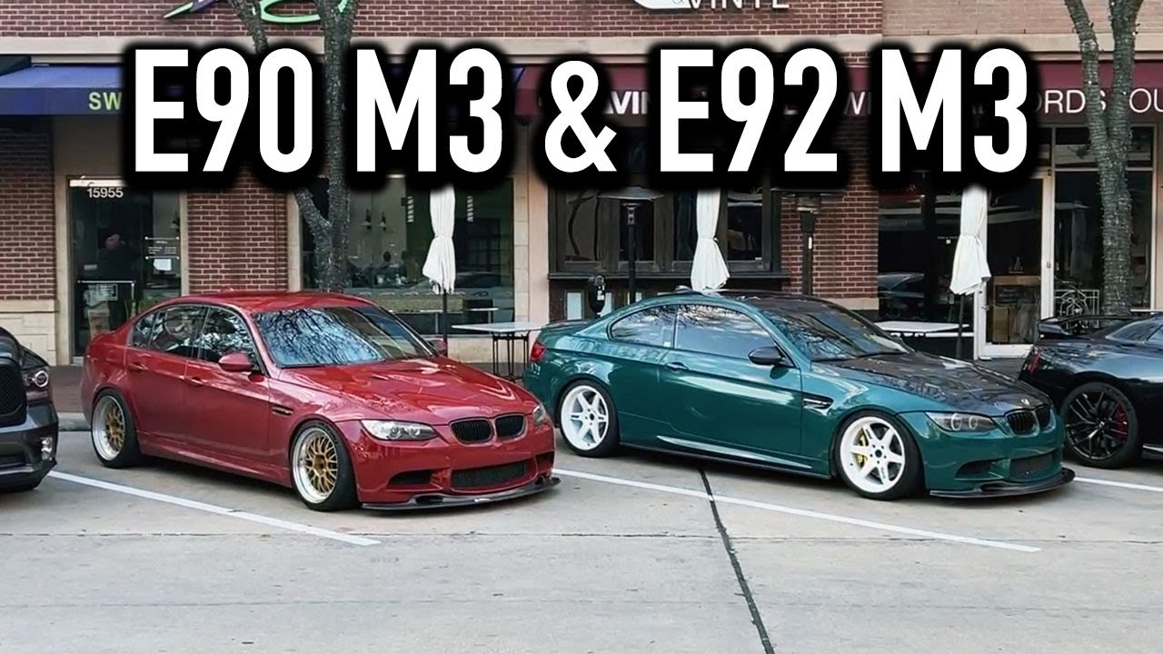 E90 M3 & E92 M3 go to a Houston meet up!