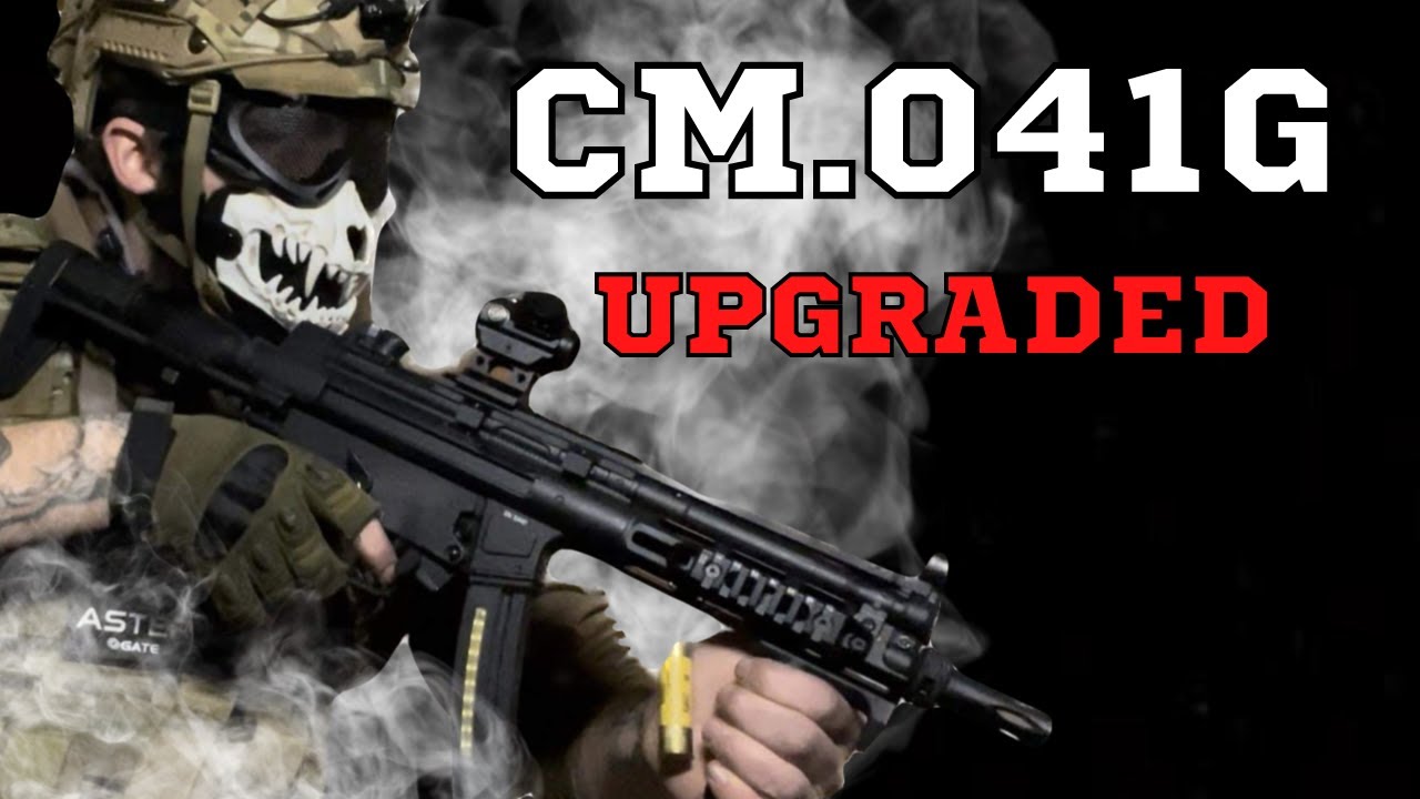 THE BEST AIRSOFT SMG / UPGRADED CYMA CM.041G / at Combat Airsoft