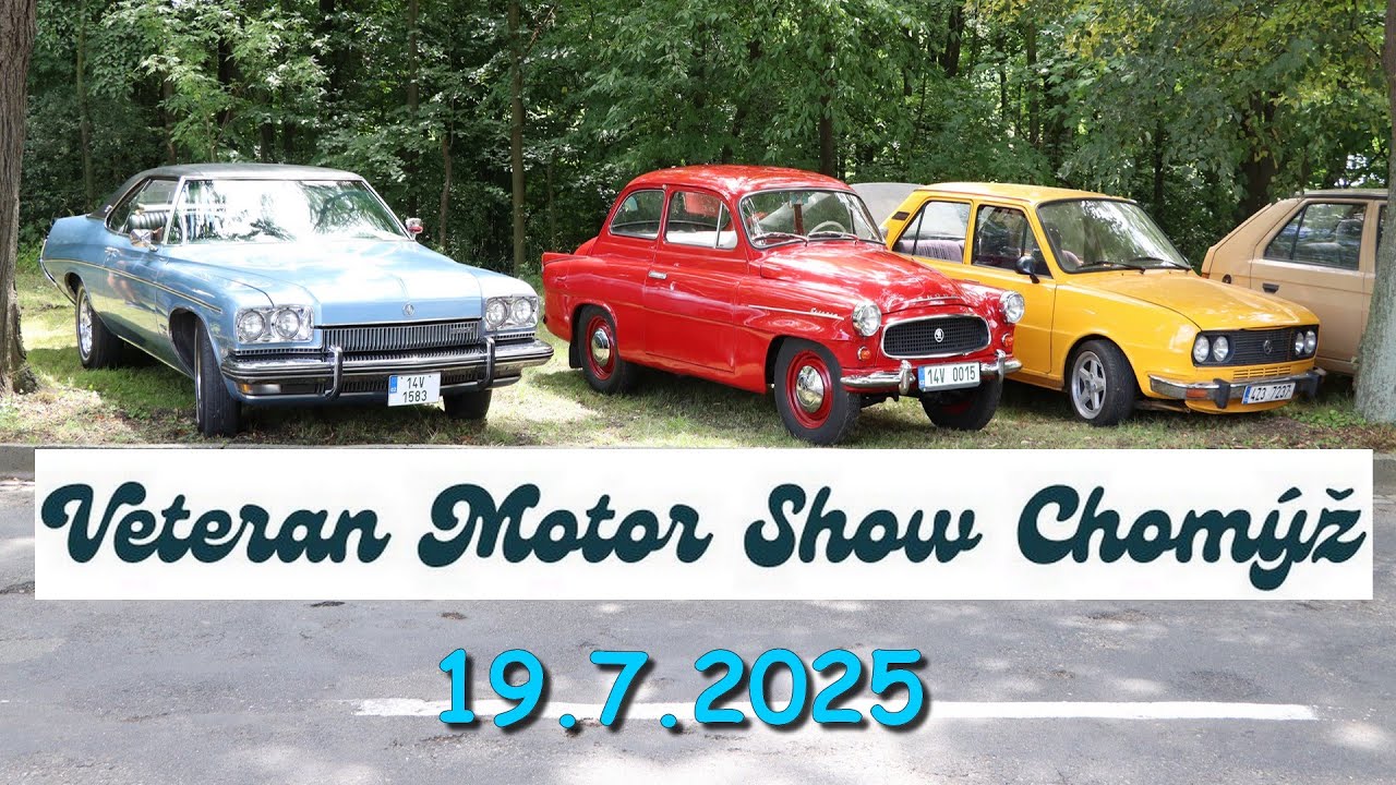 Veterán Motor Show Chomýž 2025