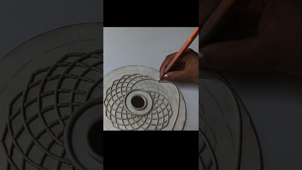 DIY beautiful mini Lippan art | amazing Lippan Art design | new design Lippan art