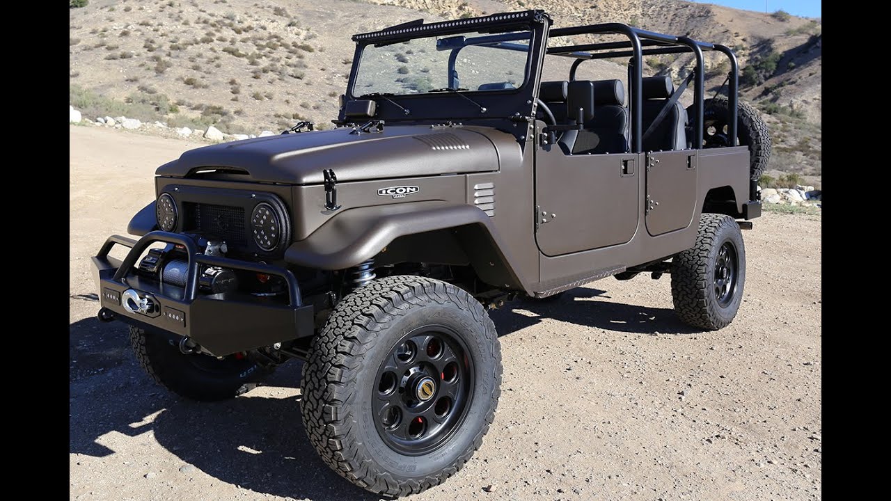 ICON FJ44 #94 New School Restored And Modified Toyota Land Cruiser FJ40 