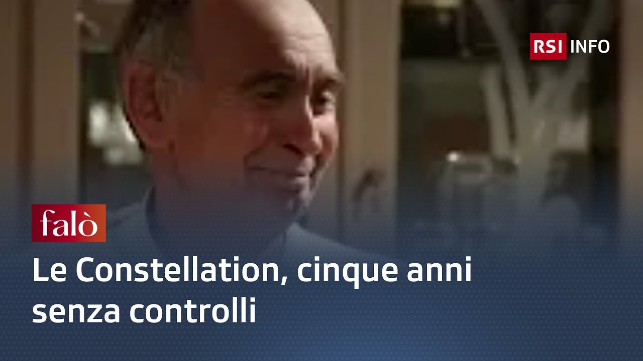 Le Constellation, cinque anni senza controlli | Falò | RSI Info