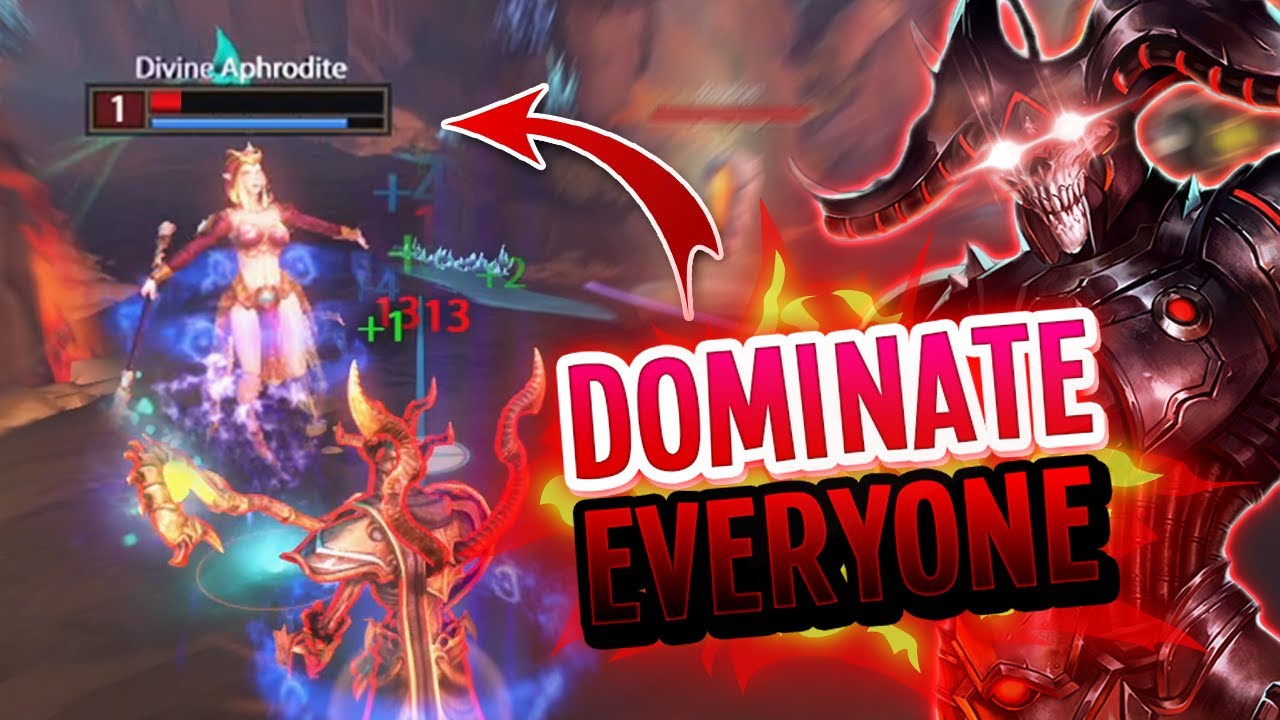This is How you BULLY PEOPLE with HADES SOLO LANE IN SMITE!