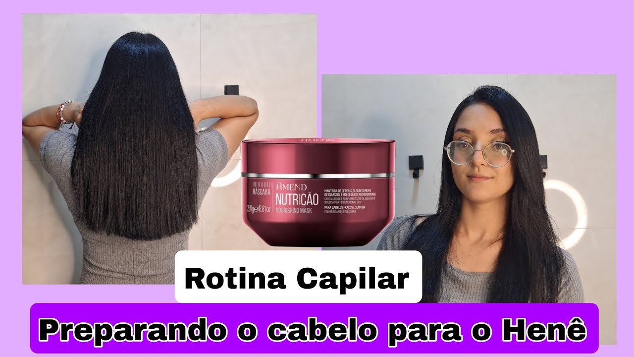 ✨ Rotina Capilar – Etapa de Nutrição para Preparar o Cabelo para Química ✨