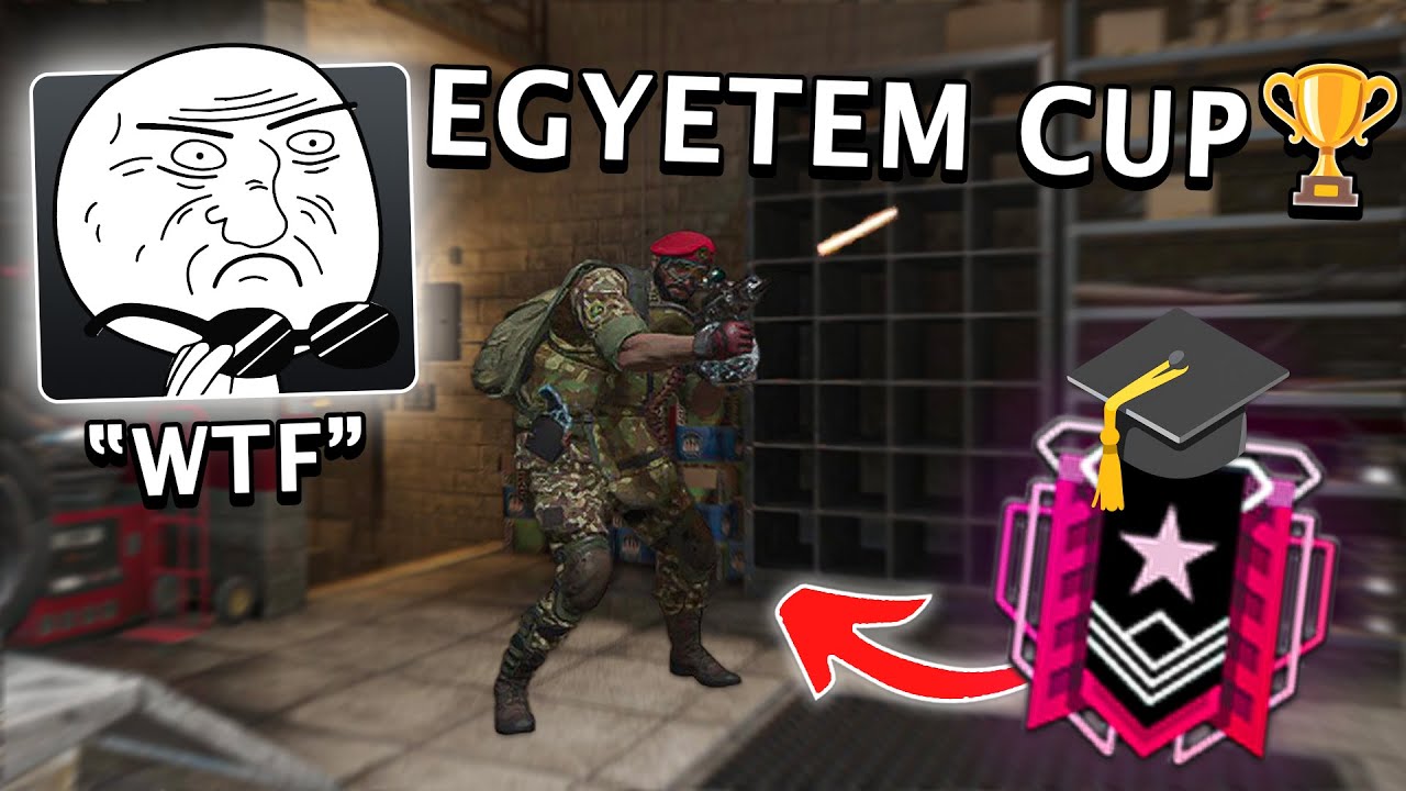 EGYETEMI Rainbow Six Siege Tournamenten Játszottam!