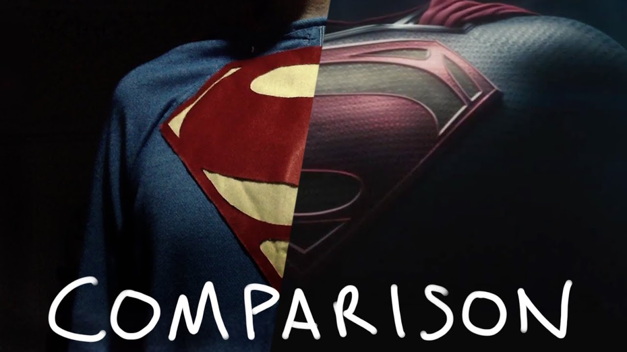 Man Of Steel Trailer - Homemade Version: Side-by-Side Comparison