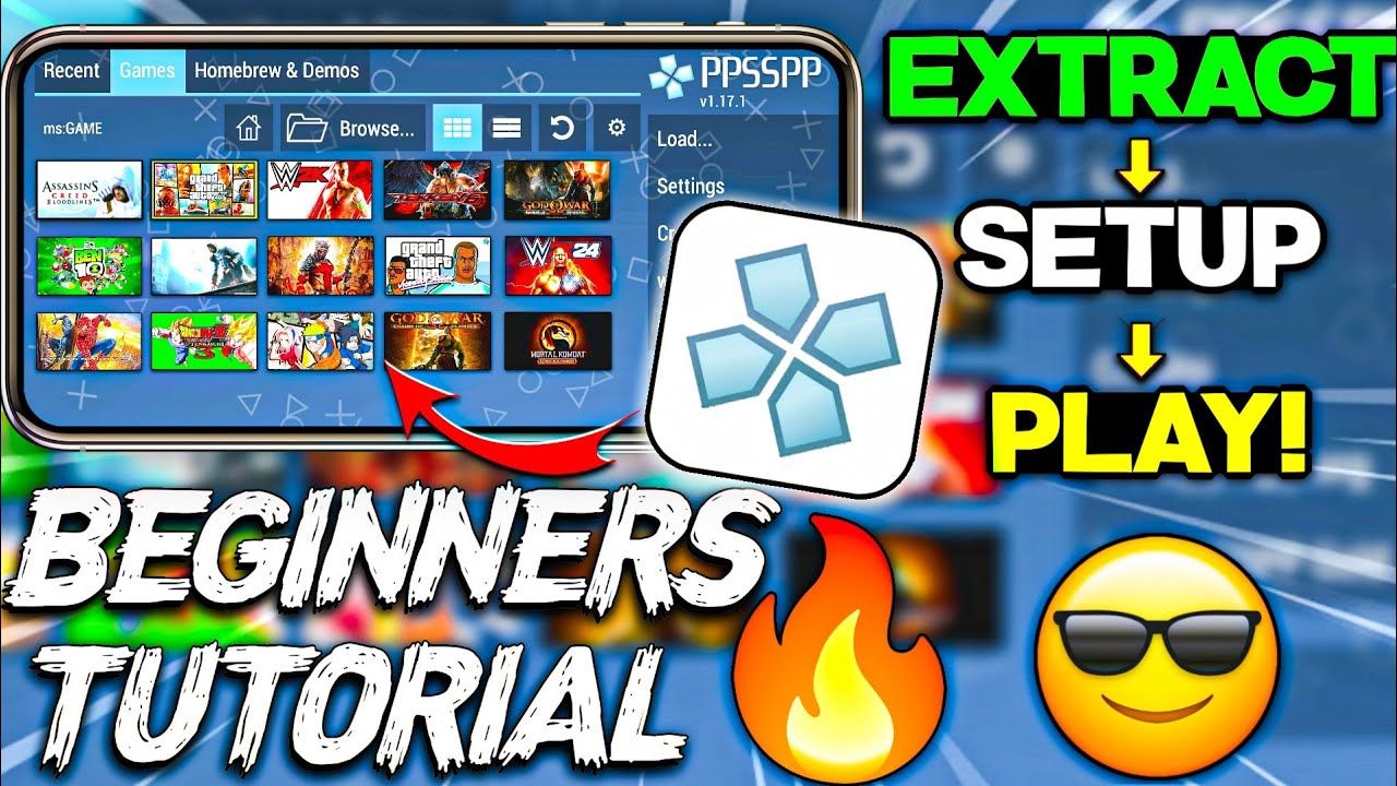 {2026}🔥Ppsspp Emulator Setup Guide | How To Play Games Using Ppsspp Emulator In Hindi | PPSSPP GAMES