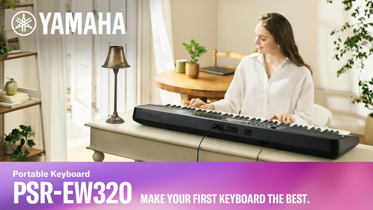 Yamaha Portable Keyboard PSR-EW320 Overview Video