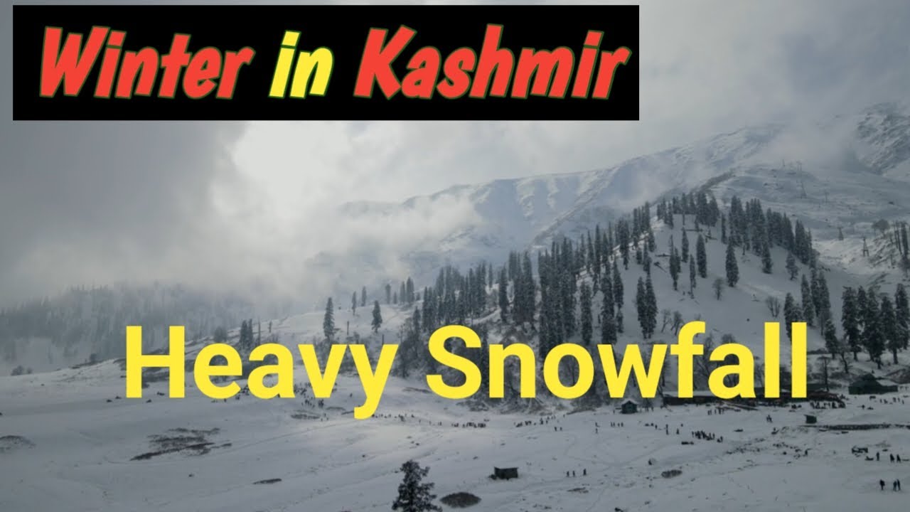 Kashmir in Winter ❄️ Heavy Snowfall | Pahadon Aur Pedon Par Jami Barf | Snow Enjoyment 