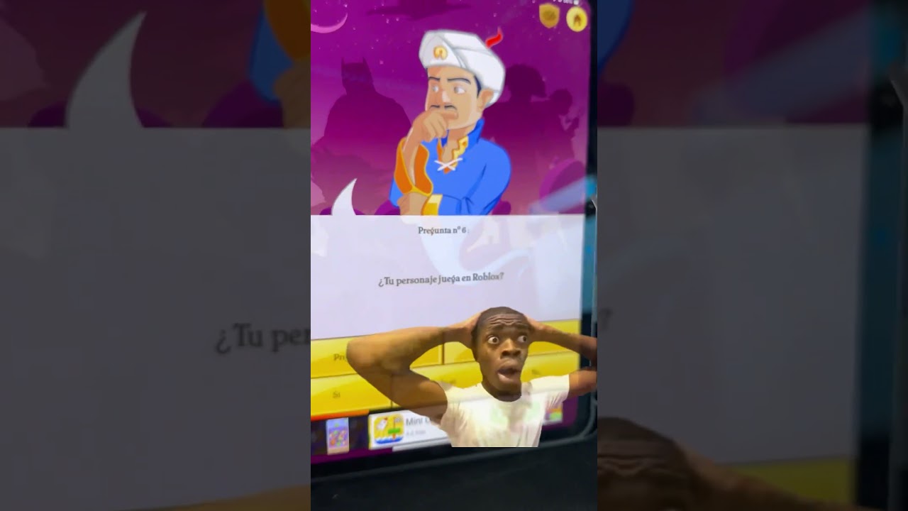 Me busque a mi mismo en akinator😰🤑